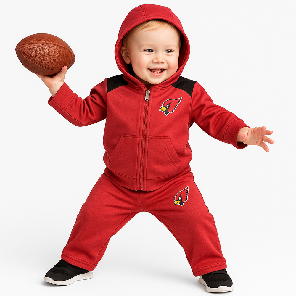 NWT Arizona Cardinals Toddler 2-Piece Hoodie &‎ Pants Set – 24M – Cardinal Red